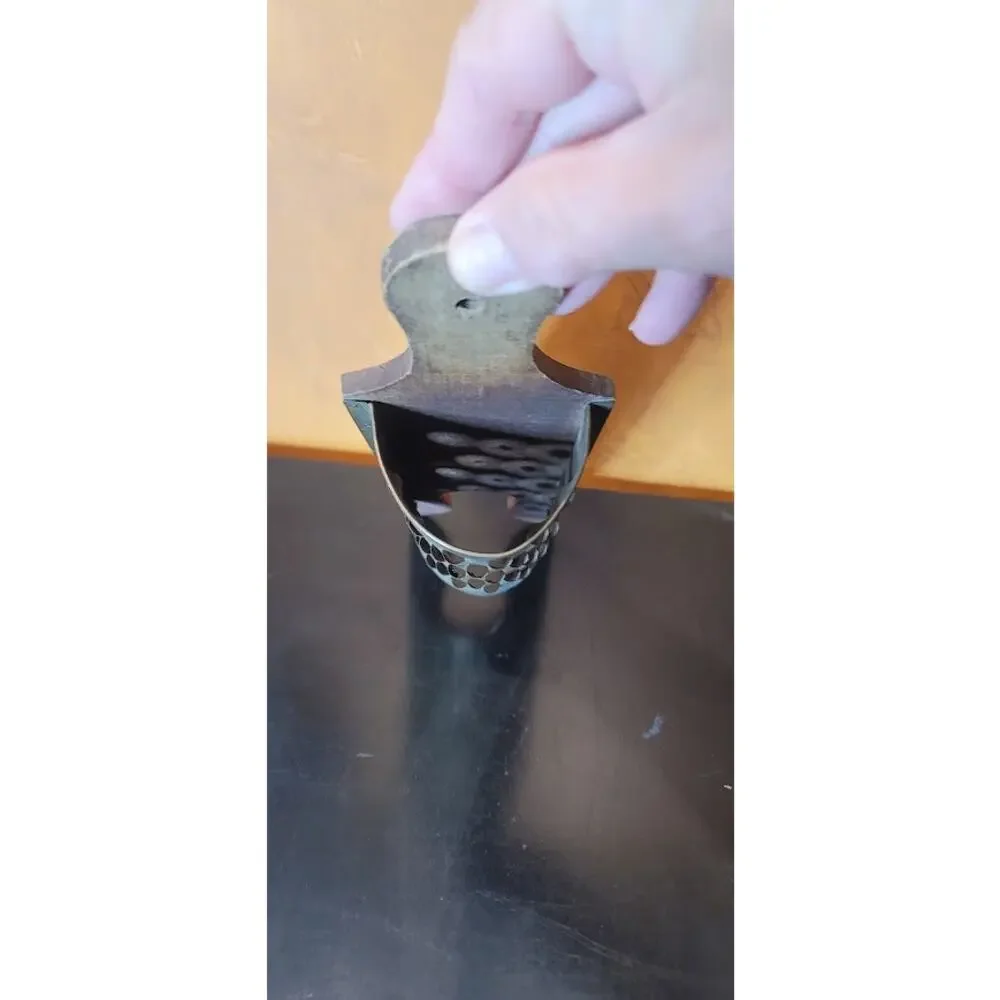 Vintage solid brass